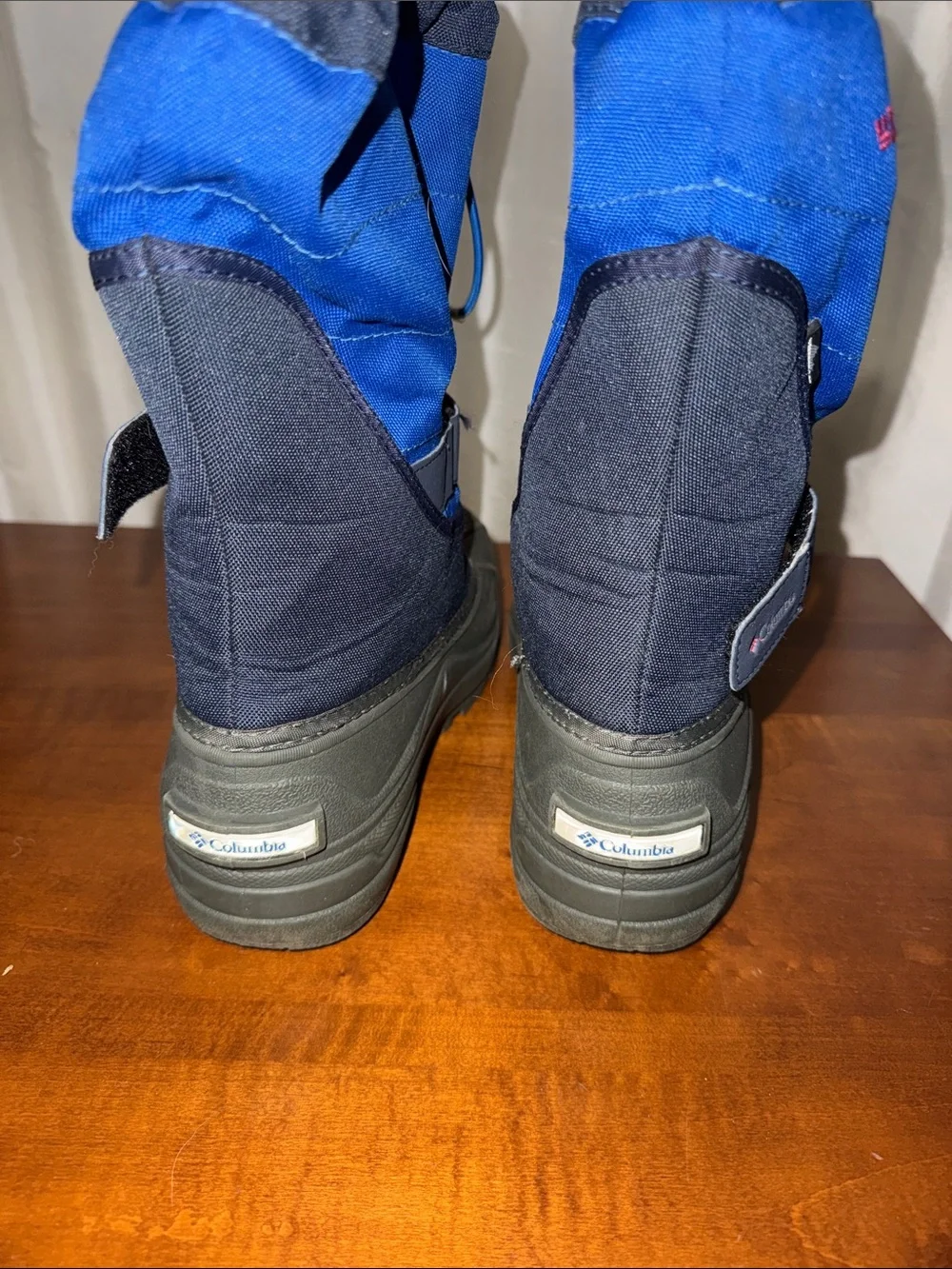 Columbia Kids Royal Blue and Black Waterproof Winter Boots
